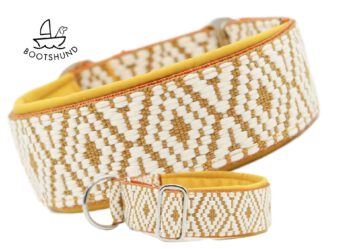 Gurtband Halsband yellow