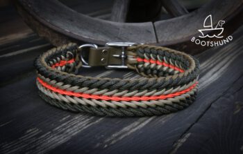 Paracord Halsband oliv